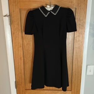 Karl Lagerfeld Paris Women’s Embellished Collar Dress